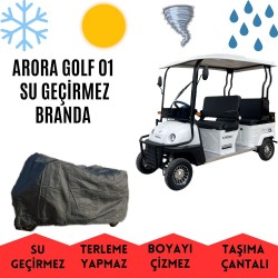 Yuki Greta Pro Kabinli Elektrikli E Car Araç Brandası Su Geçirmez