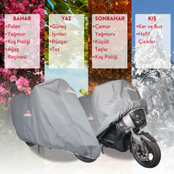 MaxDurable Yamaha Crypton  Motosiklet Brandası Dört Mevsim